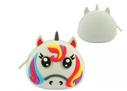 飾品拉鏈硅膠鑰匙包